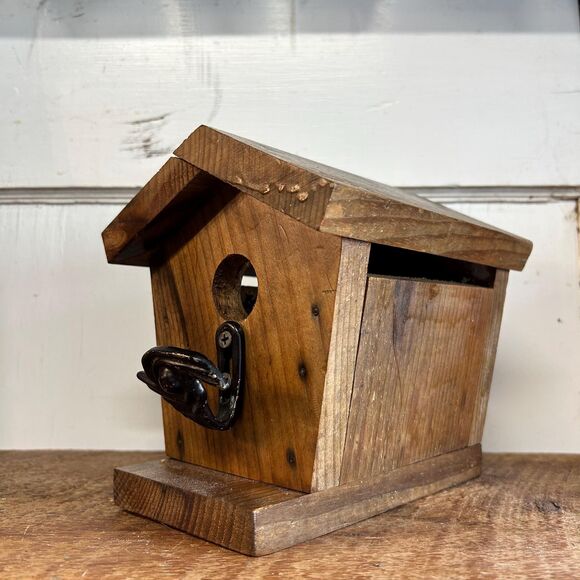 Vintage-Inspired Handmade Birdhouse - Picture 1 of 6